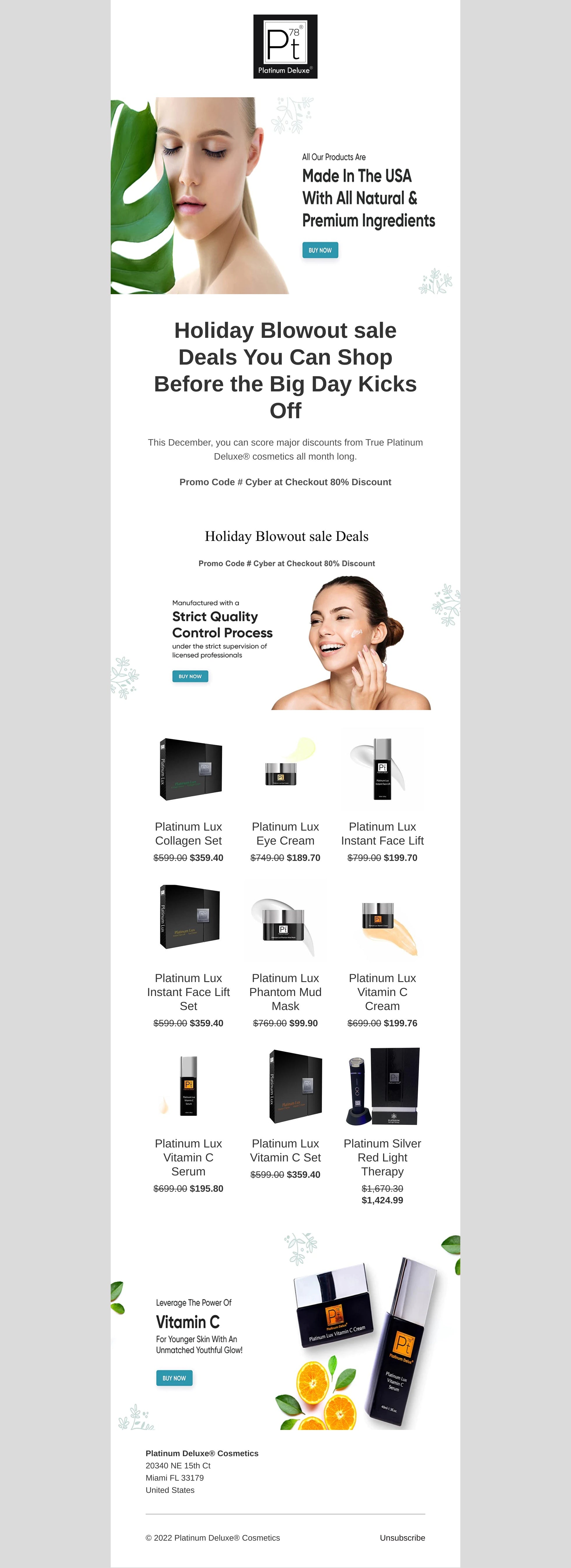 Holiday Blowout sale Deals